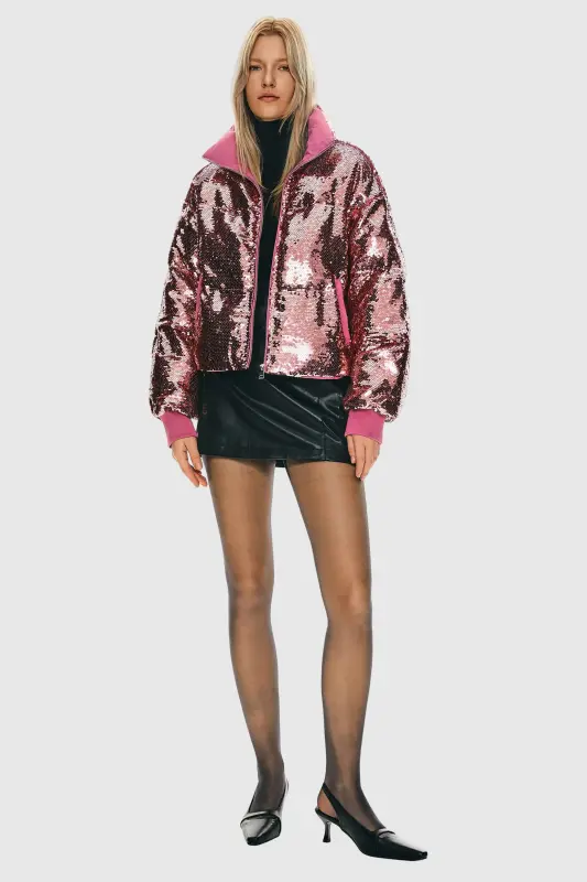 Puff-O® O-Lab Disco Sequin Down Jacket